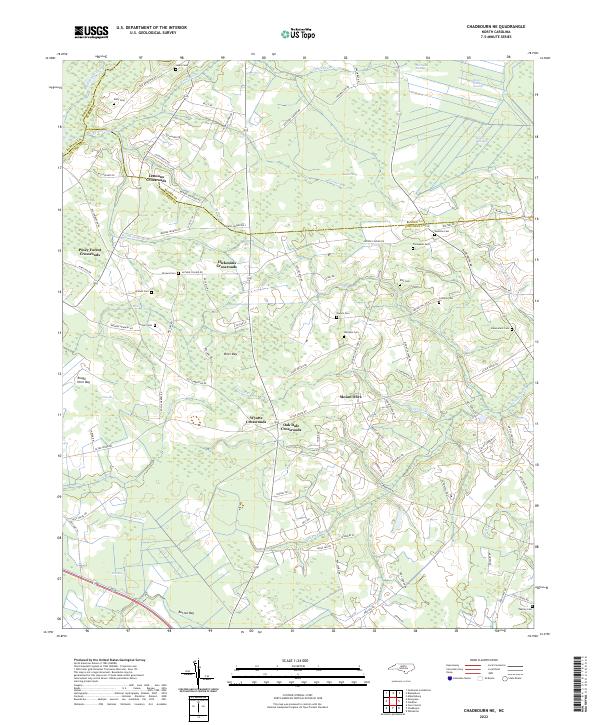 Chadbourn NE, NC — USGS 7.5-minute topo (2022)