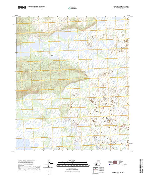 Livengood A-5 SW, AK — USGS 7.5-minute topo (2024)
