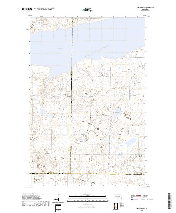 Braddock NE, ND — USGS 7.5-minute topo (2024)