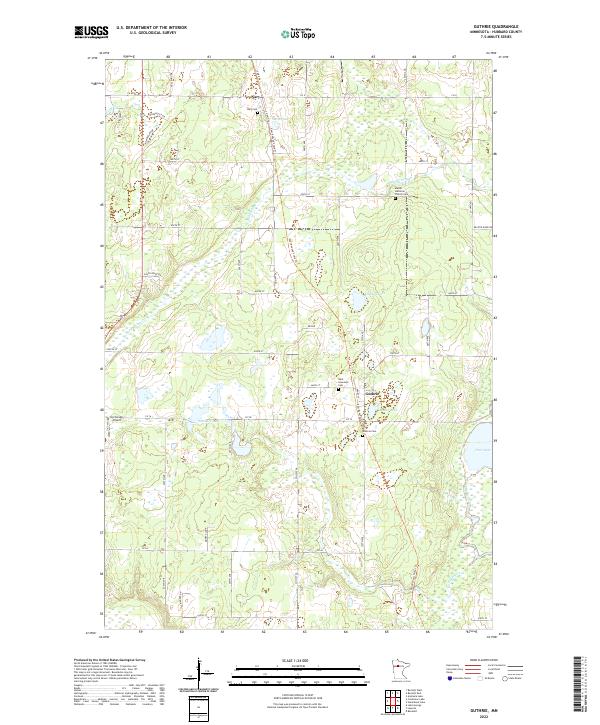 Guthrie, MN — USGS 7.5-minute topo (2022)