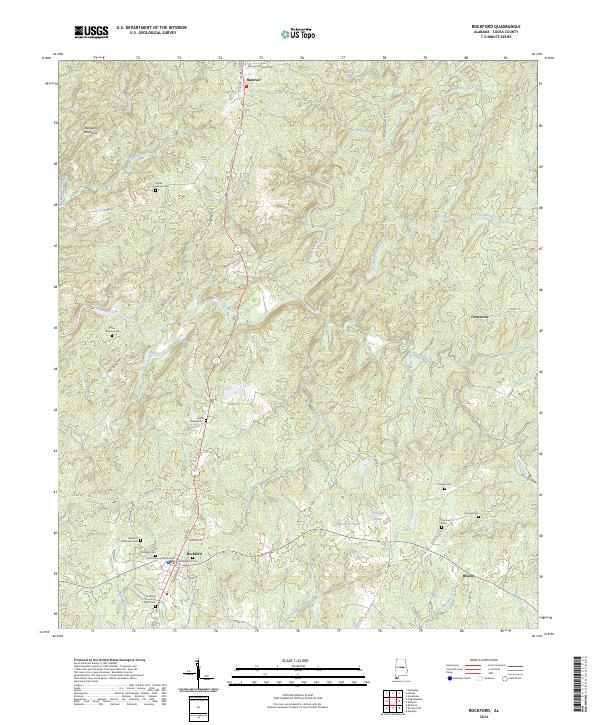 Rockford, AL — USGS 7.5-minute topo (2024)