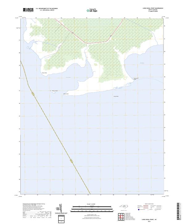 Long Shoal Point, NC — USGS 7.5-minute topo (2022)