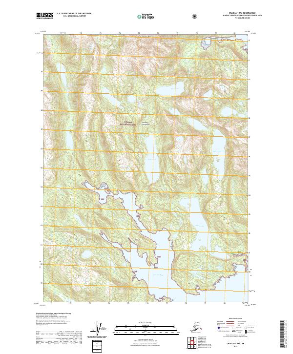 Craig A-1 SW, AK — USGS 7.5-minute topo (2021)