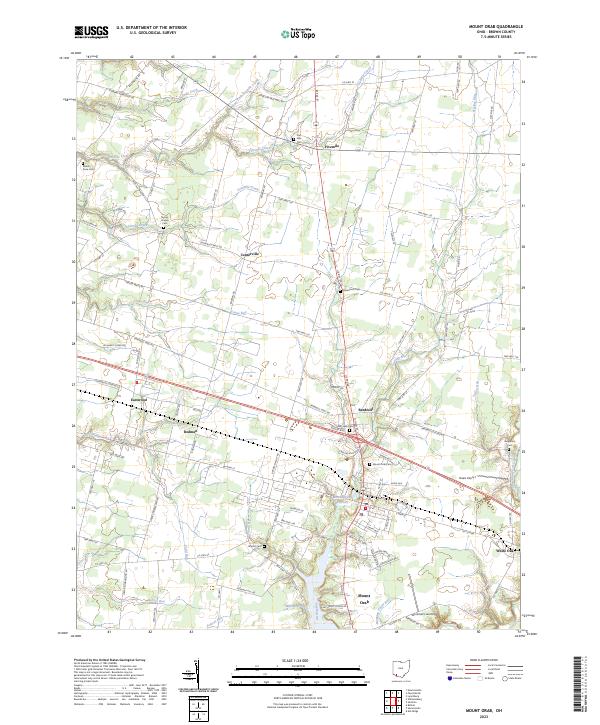 Mount Orab, OH — USGS 7.5-minute topo (2023)