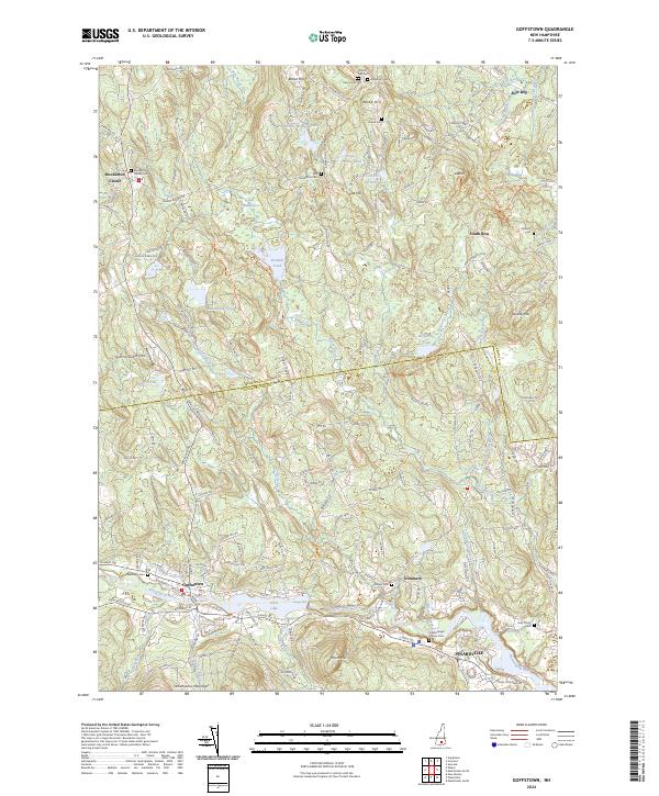 Goffstown, NH — USGS 7.5-minute topo (2024)