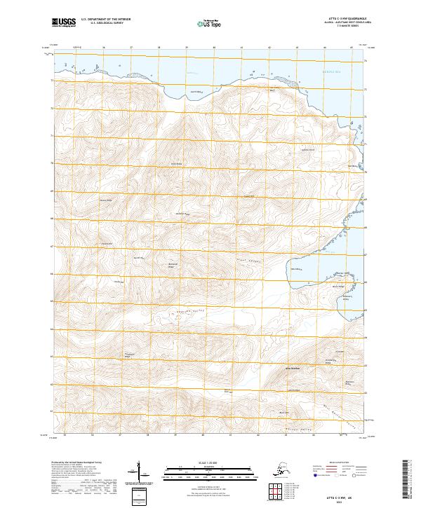 Attu C-3 NW, AK — USGS 7.5-minute topo (2021)