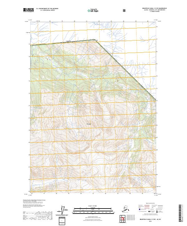 Bradfield Canal C-5 SW, AK-BC — USGS 7.5-minute topo (2024)