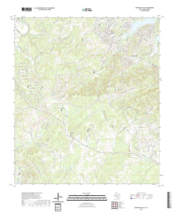 Smithson Valley, TX — USGS 7.5-minute topo (2022)