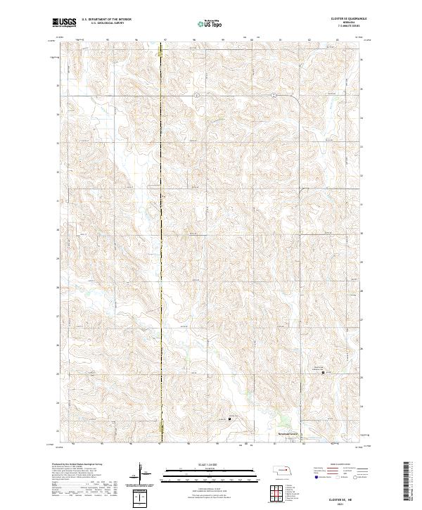 Closter SE, NE — USGS 7.5-minute topo (2021)