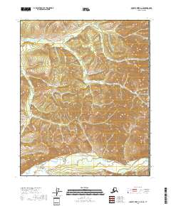 Charley River C-1 SE, AK-YT — USGS 7.5-minute topo (2018)