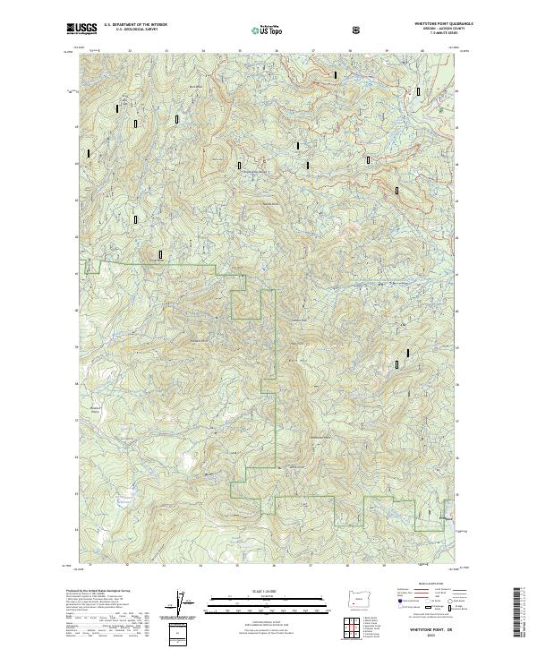 Whetstone Point, OR — USGS 7.5-minute topo (2023)