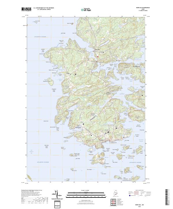 Deer Isle, ME — USGS 7.5-minute topo (2024)