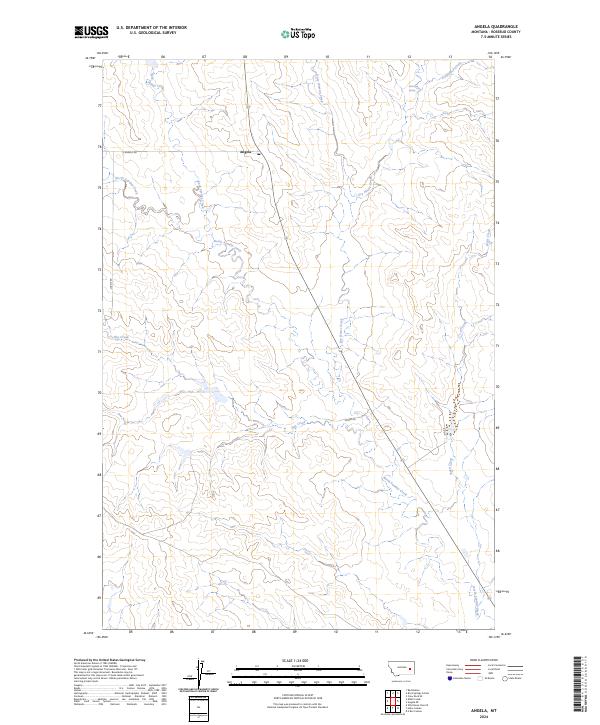 Angela, MT — USGS 7.5-minute topo (2024)