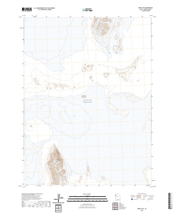 Knolls SE, UT — USGS 7.5-minute topo (2023)