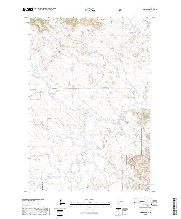 Lampkin Gulch, MT — USGS 7.5-minute topo (2024)