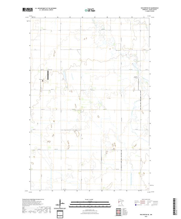 Wolverton SE, MN — USGS 7.5-minute topo (2022)