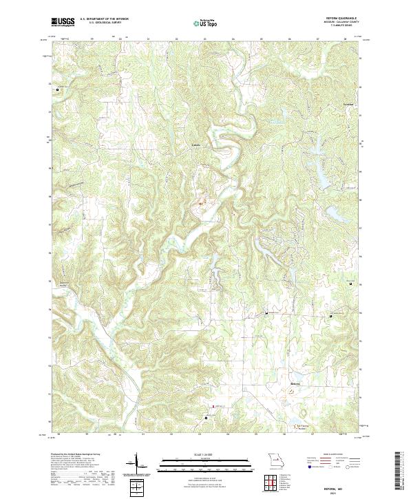 Reform, MO — USGS 7.5-minute topo (2021)