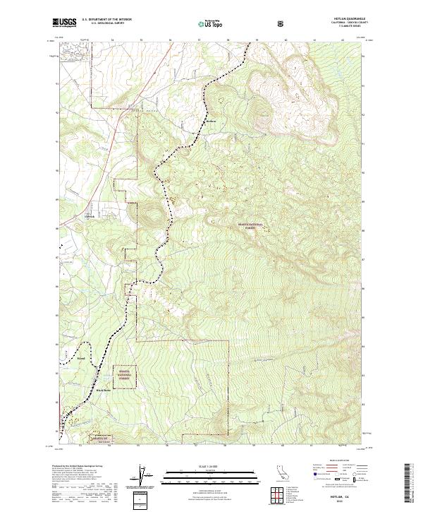 Hotlum, CA — USGS 7.5-minute topo (2022)