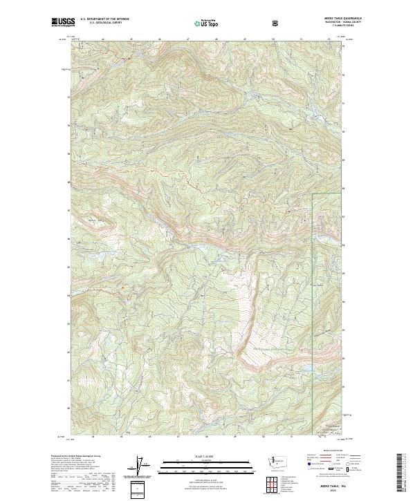 Meeks Table, WA — USGS 7.5-minute topo (2023)