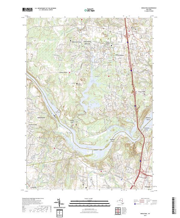 Niskayuna, NY — USGS 7.5-minute topo (2023)