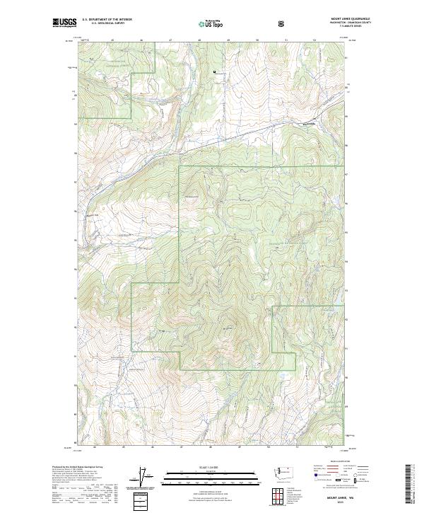 Mount Annie, WA — USGS 7.5-minute topo (2023)