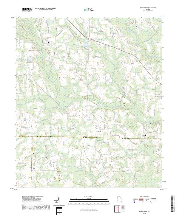 Berlin West, GA — USGS 7.5-minute topo (2024)