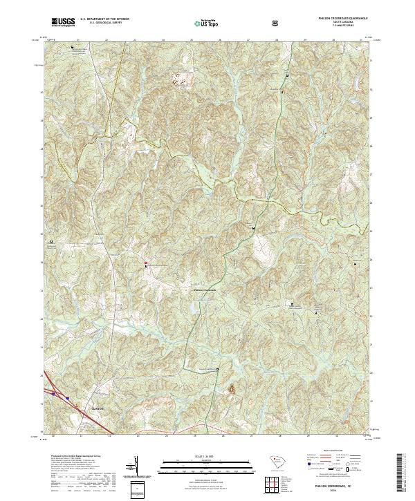 Philson Crossroads, SC — USGS 7.5-minute topo (2024)