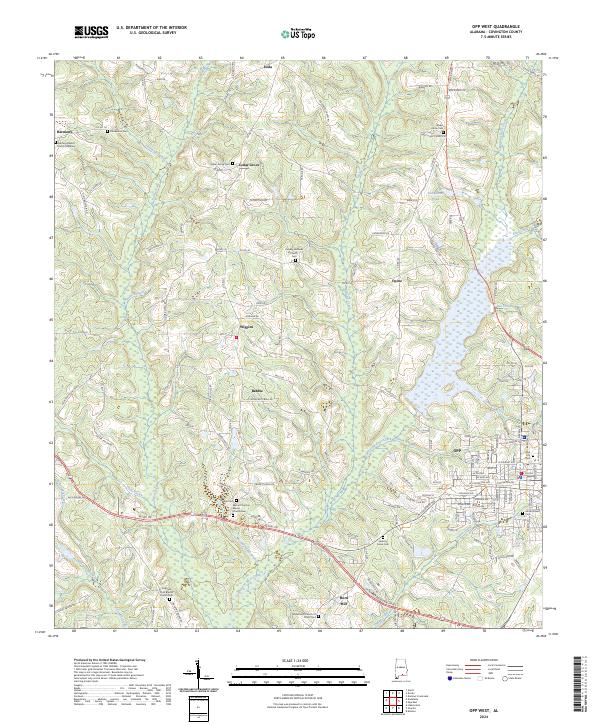 Opp West, AL — USGS 7.5-minute topo (2024)