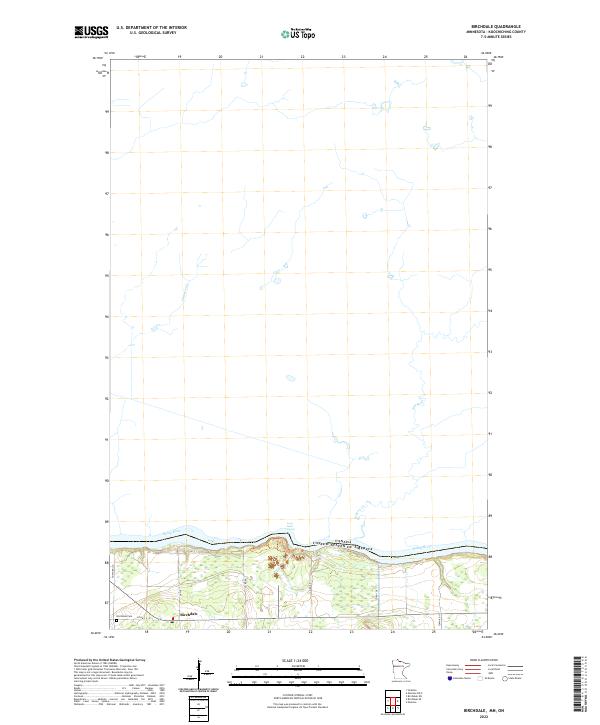 Birchdale, MN-ON — USGS 7.5-minute topo (2022)
