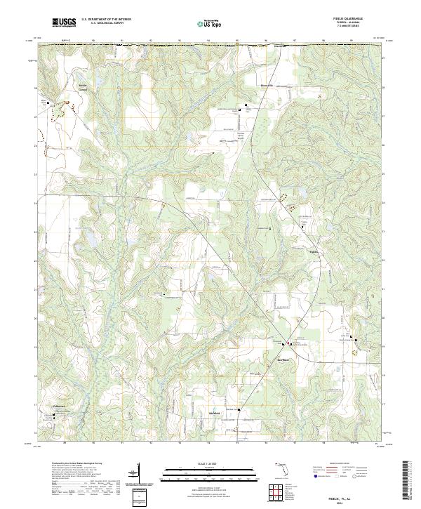 Fidelis, FL-AL — USGS 7.5-minute topo (2024)