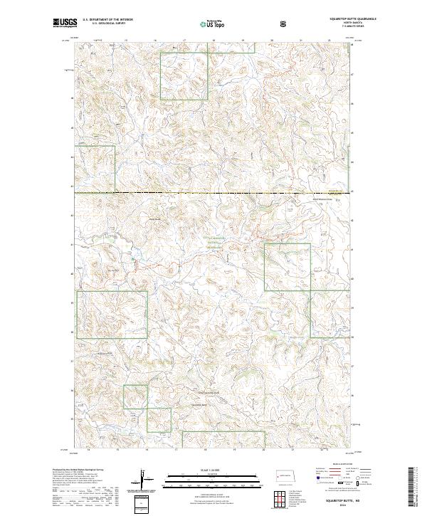 Squaretop Butte, ND — USGS 7.5-minute topo (2024)