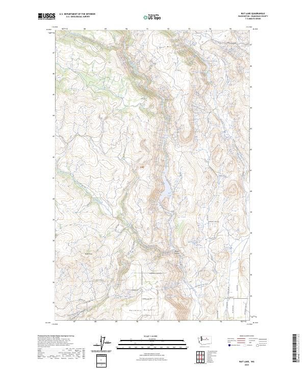 Rat Lake, WA — USGS 7.5-minute topo (2023)