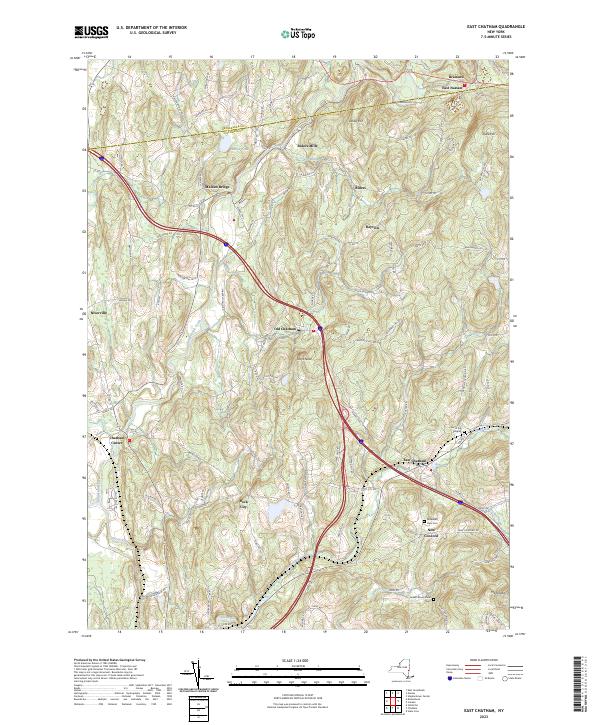 East Chatham, NY — USGS 7.5-minute topo (2023)