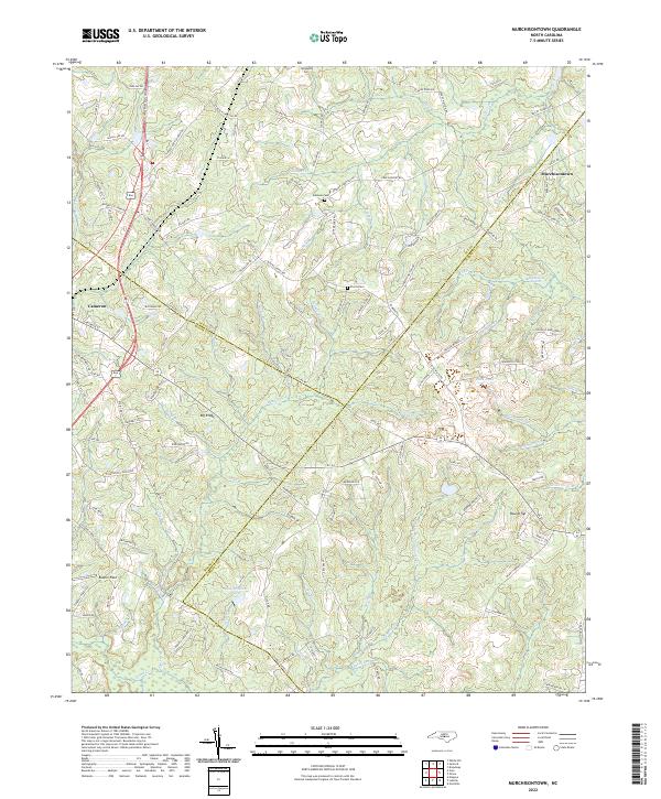 Murchisontown, NC — USGS 7.5-minute topo (2022)