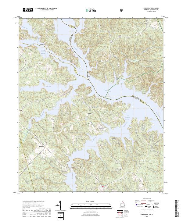 Chennault, GA-SC — USGS 7.5-minute topo (2024)