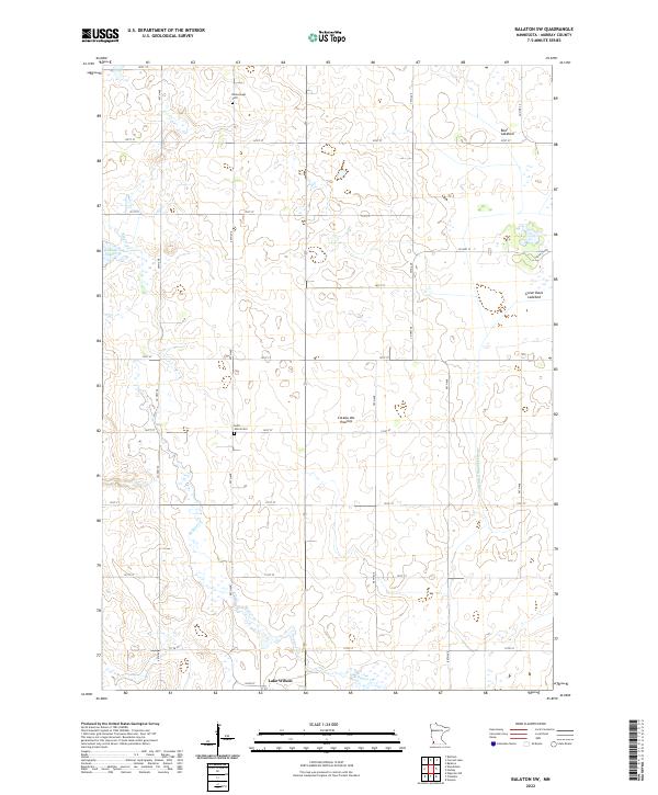 Balaton SW, MN — USGS 7.5-minute topo (2022)