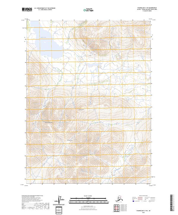 Chandalar C-3 SE, AK — USGS 7.5-minute topo (2023)
