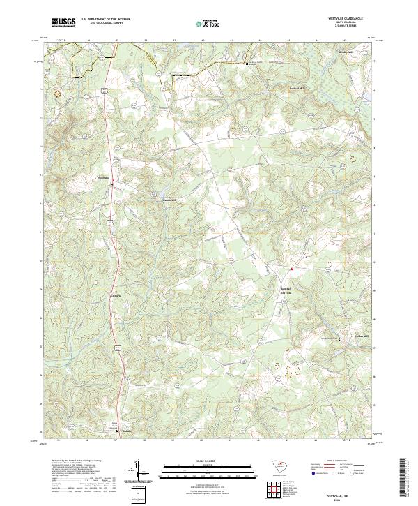 Westville, SC — USGS 7.5-minute topo (2024)