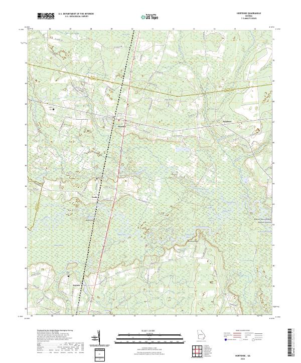 Hortense, GA — USGS 7.5-minute topo (2024)