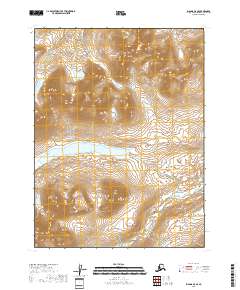 Iliamna A-5 SE, AK — USGS 7.5-minute topo (2018)
