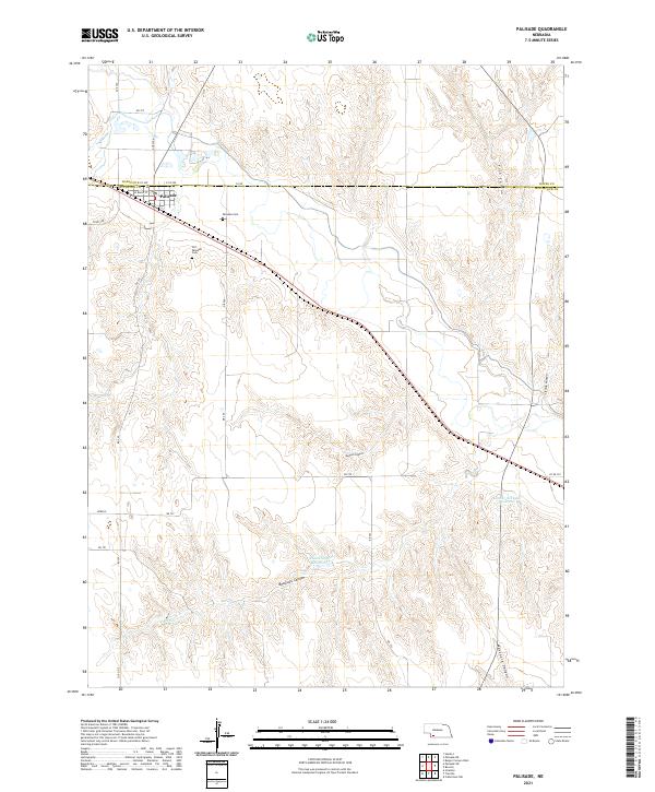 Palisade, NE — USGS 7.5-minute topo (2021)