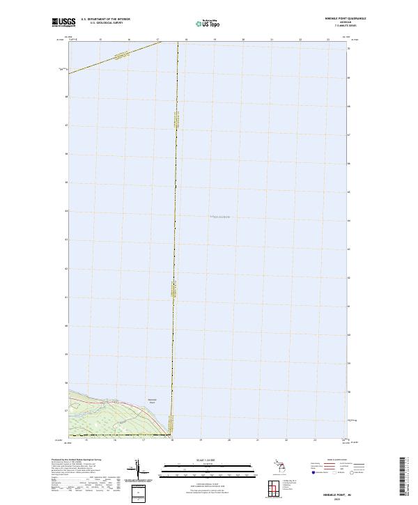 Ninemile Point, MI — USGS 7.5-minute topo (2023)