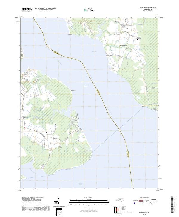 Wade Point, NC — USGS 7.5-minute topo (2022)