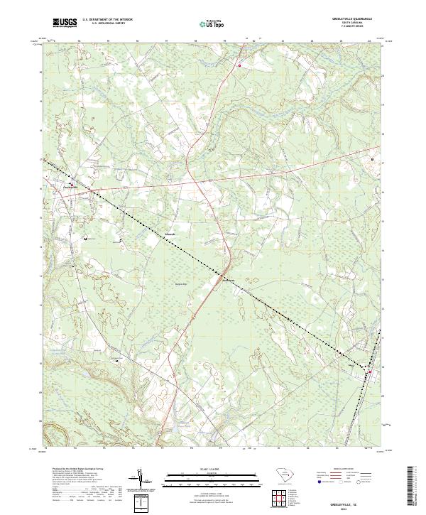 Greeleyville, SC — USGS 7.5-minute topo (2024)