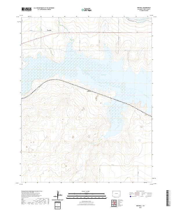 Kreybill, CO — USGS 7.5-minute topo (2022)