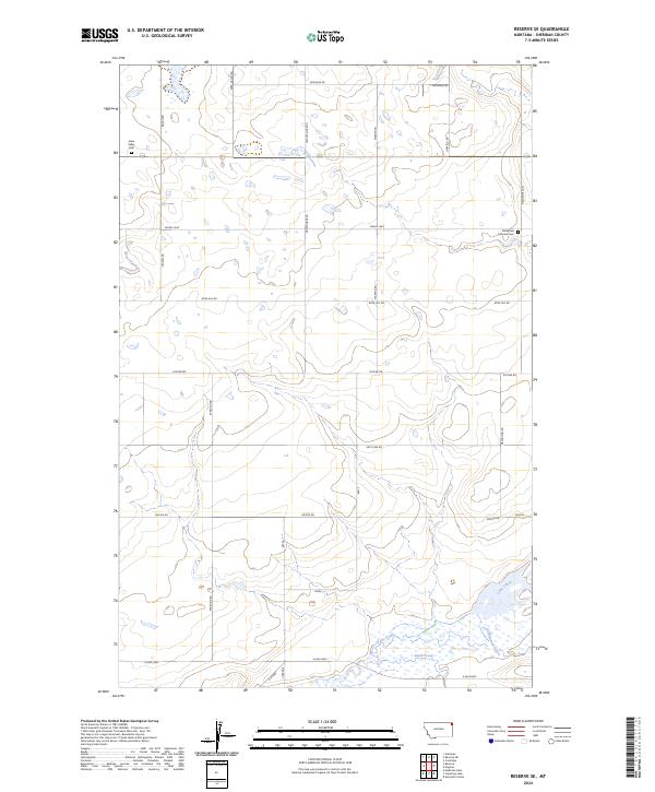 Reserve SE, MT — USGS 7.5-minute topo (2024)