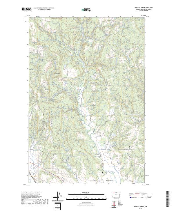 Meacham Corner, OR — USGS 7.5-minute topo (2024)