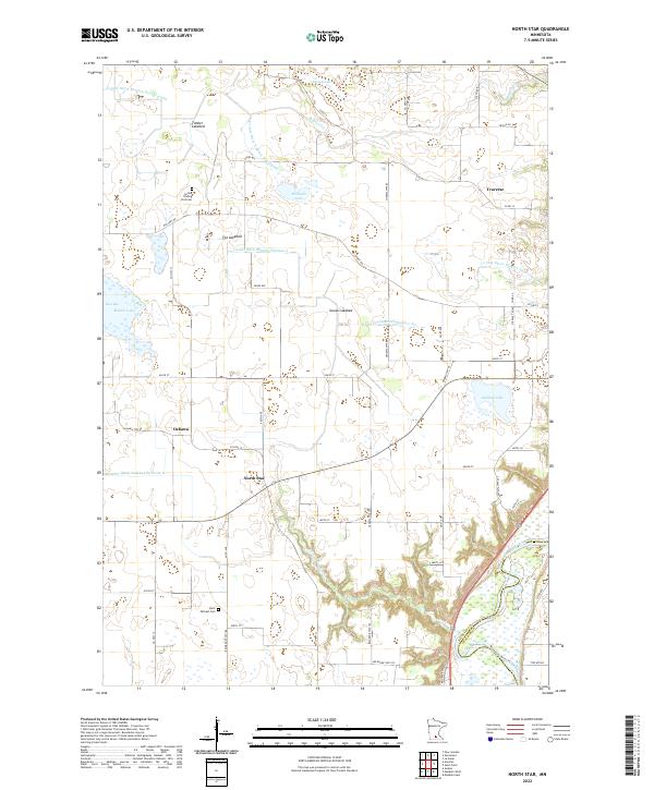 North Star, MN — USGS 7.5-minute topo (2022)