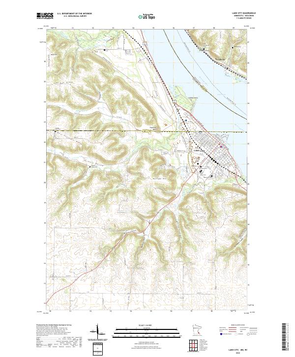 Lake City, MN-WI — USGS 7.5-minute topo (2022)