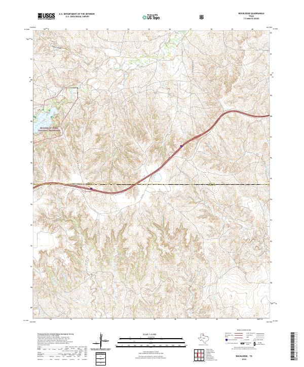 Rockledge, TX — USGS 7.5-minute topo (2022)